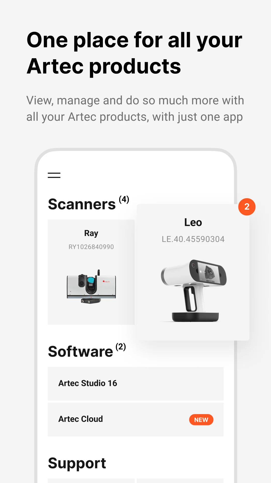 Artec Remote screenshot